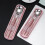 Campingbesteck-Set aus Edelstahl, rosa, 3-teilig 5