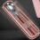 Campingbesteck-Set aus Edelstahl, rosa, 3-teilig 2