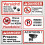 Vorsicht Blechschild, deutsche Sprache, Vintage-Metallplakette 5