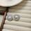 Pearl stud earrings 925 silver needle 5