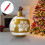 Aufblasbare Weihnachtskugel, Außendekoration, PVC, 30 cm 2