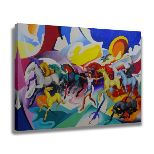 Affiche sur toile « Temo Gotsadze Striving » 30 x 45 cm 1