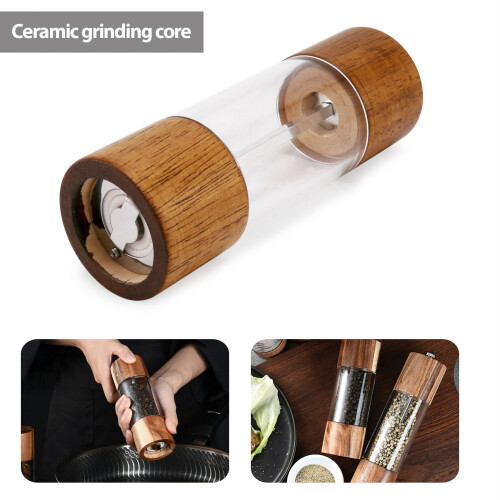 Moedor de pimenta com núcleo de cerâmica transparente de 15 cm (6 polegadas) 2