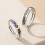 Bague ajustable tendance pour couples RSAMD JO-A2 1