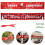 Kerstbanner met kerstmanontwerp (3m) 2