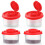 Mini kruidenpotje en peperstrooier set 4
