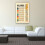 Affiche musicale : Accords de basse et de guitare (impression sur toile) 3