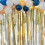 Gold crepe paper streamers for decorations 6 rolls 2