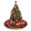 Saia de árvore de Natal de pelúcia do Kansas City Chiefs, 30, 36 e 48 polegadas 4