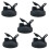 Couvercles réutilisables Walbest pour bocaux Mason, large ouverture, étanches, lot de 5 5