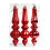 Christmas Ball Ornaments Red Gold Silver 6PCS 2