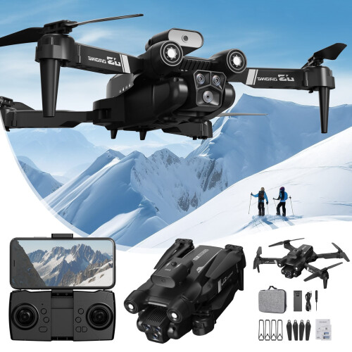 WiFi FPV Drone with 1080P HD Camera, Altitude Hold, 1