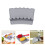 Support de spatule de table en silicone gris (1 pièce) 3