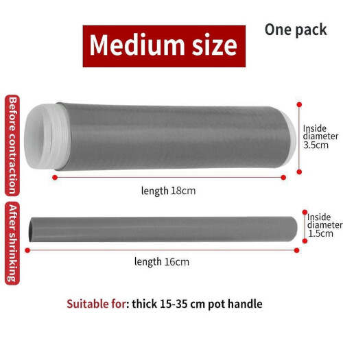 Wok Handle Heat Insulation Sleeve for Iron and Stainless