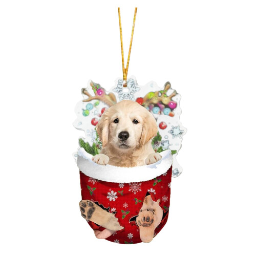 Christmas Dog Ornaments Double-Sided 12 Pieces 1