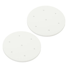 2 stk. slikkepindeholdere, kageholdere, slikvogne, dessert, hvid akryl