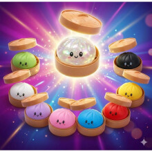 Dumpling Squishy Mystery Box – Stress Relief Toy, Soft & Squeezable, Random Styles, Creative Gift for Kids & Adults