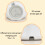 Ghost night light silicone USB rechargeable lamp 5