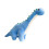 Dinosauruspehmolelu Pitkäkaulainen Pehmolelu 35CM 2