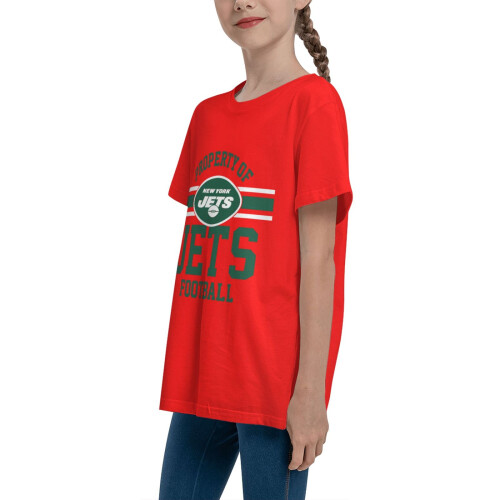 Παιδική κοντομάνικη μπλούζα NYJ Jets με λογότυπο ποδοσφαίρου (1 τεμάχιο) 2