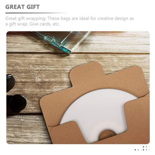 Brown Kraft Paper CD Envelopes 100 pcs 2