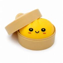 (Orange) Giant Dumpling Squishy Slow Rising Stress Relief Toy Orange Creative Gift Squeeze Ball Fun Kids Toy