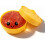 Interactive Kids Toy Dumpling Squishy Bao Design TPR Material Red Compact Size 1