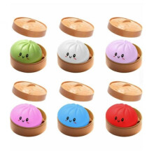 Stress Relief Toy Dumpling Shape Kawaii Bamboo Cute Random Color SHOP LIKE A PRO Decompression Gift for Kids Adults