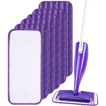 Balení 6 opakovaně použitelných ubrousků pro Swiffer WetJet, mikrovláknové podložky na mop, náhradní utěrky pro Swiffer WetJet Sp