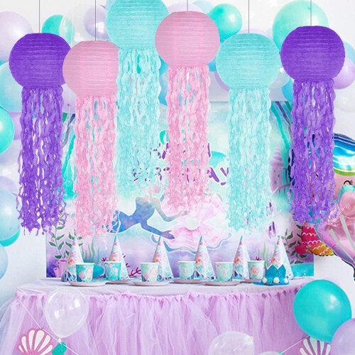 Warkul paper lanterns mermaid theme 6 pcs 1