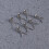 Eease silver metal brads 200 pcs 6mm x 13mm 5