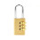 Zinc Alloy Digital Hanging Padlock Brass Color 2pcs 5