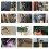 Zinc Alloy Digital Hanging Padlock Brass Color 2pcs 7