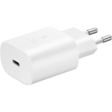 Rychlá nabíječka do zásuvky - 25W - SAMSUNG - port USB typu C (kabel není součástí balení) - bílá