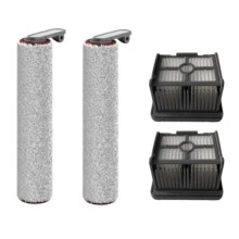 Pack 4 pièces compatible Dreame H12 Pro — filtre HEPA lavable et brosse rouleau principale