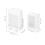 Flashing Doorbell Alert Button White Plastic 1 Pack 3