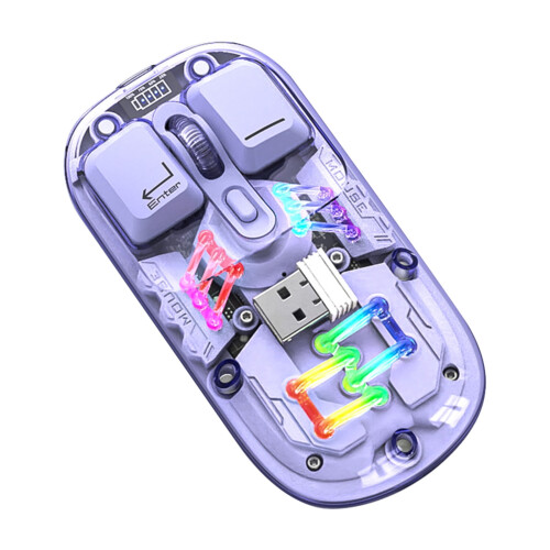 Jacenvly wireless mouse 2.4G/Bluetooth 5.0 Type-C 2