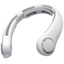 Life4 Premium draagbare nekventilator (FA14X), 5000 mAh, 5 snelheden, Jisulife grijs