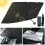 Parasole per auto MKISHINE 79x145 cm Argento Titanio 1