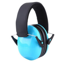 Opvouwbare hoofdtelefoon met ruisonderdrukking (SNR 27dB) - Volwassenen en kinderen - Zwart en blauw