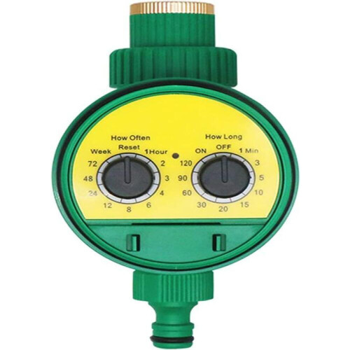 Irrigation Timer, Automatic Garden Watering, Waterproof LED Display Irrigation Controller