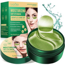 60 Stück Augenpads mit Kollagen und Hyaluronsäure gegen Augenringe und Schwellungen, Anti-Aging, mildert Falten und feine Linien,