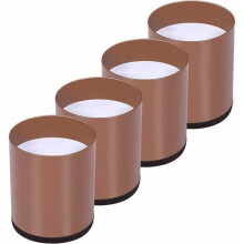 Set van 4 bedpootverhogers van koolstofstaal, meubelverhogers die 5 cm hoogte toevoegen, voor tafel, stoel of C-vormige poten.