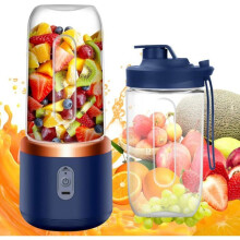 Blender electric portabil de 400 ml, blender pentru smoothie-uri, mini blender portabil, perii și 6 lame, blender portabil