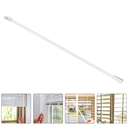 Vertical Blind Tilt Wand Replacement Transparent Rod with 1