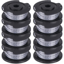 Trimmerdraadspoelen - Compatibel met ART 23/26 SL & Ryobi - 4 m x 1,65 mm - Verpakking van 8 - Nylon