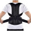 Posture Corrector - Zgeer - Adjustable - Comfortable - Back and Shoulder Support - Black 1