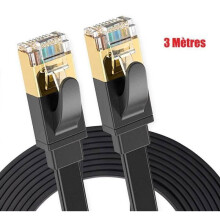 Kabel Ethernet Cat 8 - OTBACT - 3 metry - 40 Gb/s - 2000 MHz - SFTP 100% miedzi