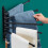 Black Bathroom Towel Rack 5-Arm Wall Mounted 4