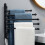 Black Bathroom Towel Rack 5-Arm Wall Mounted 5
